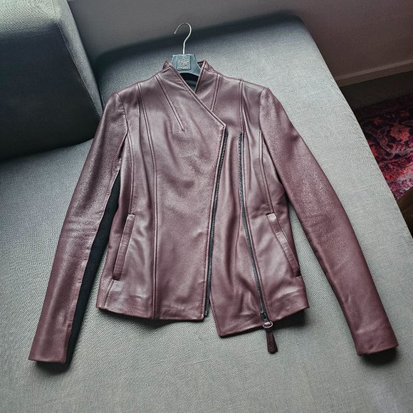 Mackage Jackets & Blazers - Mackage Leather Jacket Size XS Burgundy
